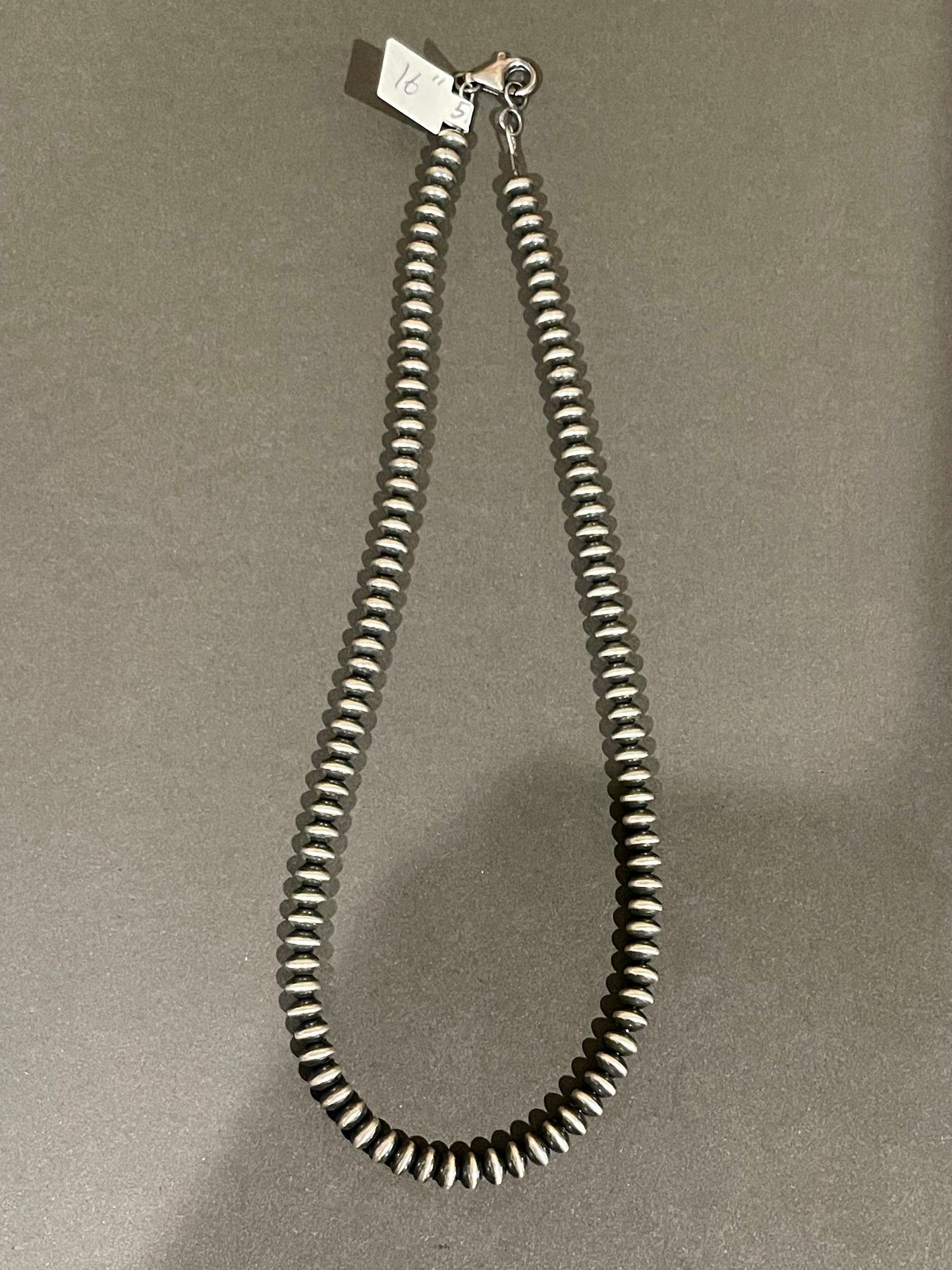 16” 5.5mm Saucer Pearls