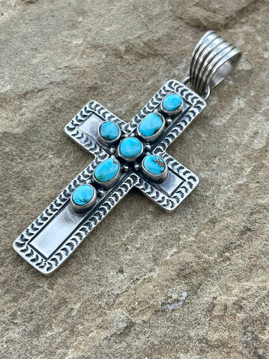 Golden Hills Cross Pendant