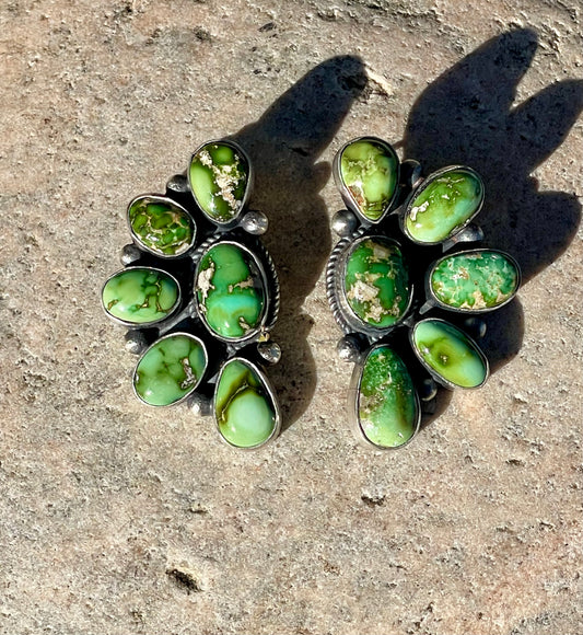 Sonoran Gold Half Cluster Earrings