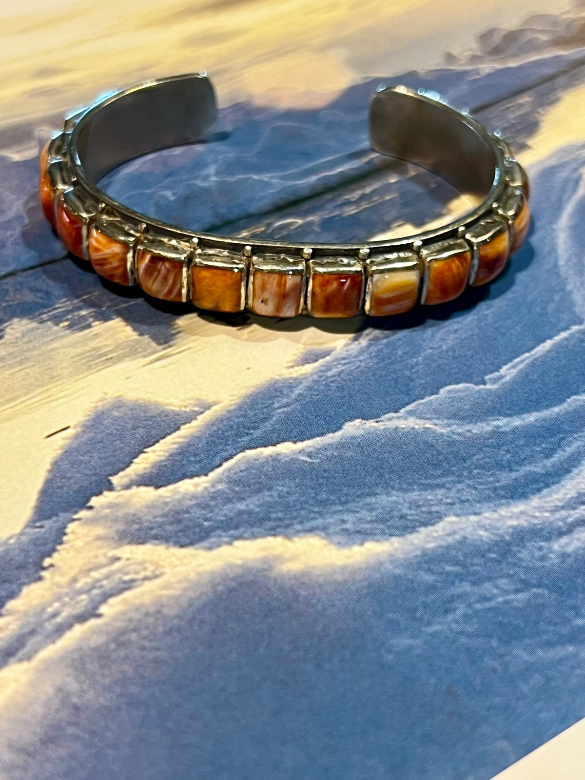 Orange Spiny Cuff
