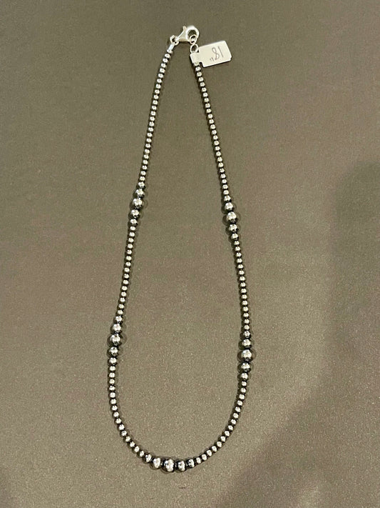 18” Graduated Pearls (Navajo Style)