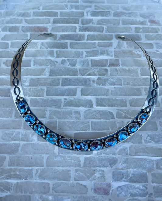 Golden Hills Stamped Collar Necklace