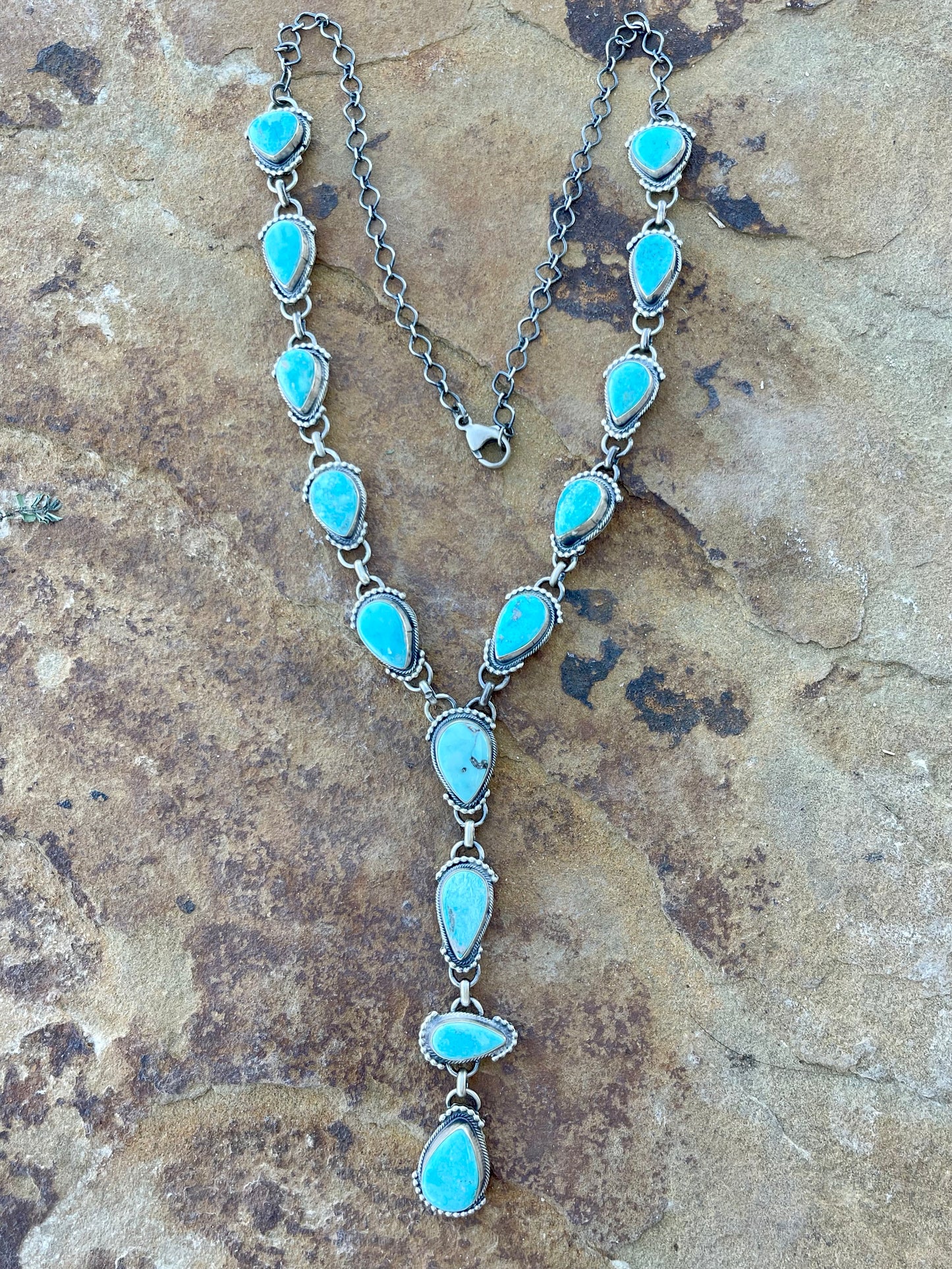 Whitewater Turquoise Lariat
