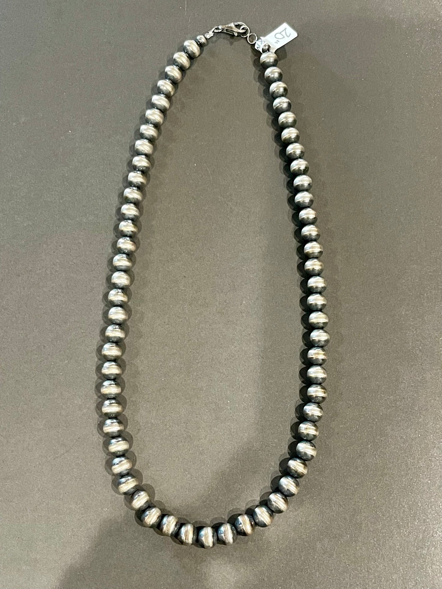 20” 8mm Pearls “Navajo Pearl”