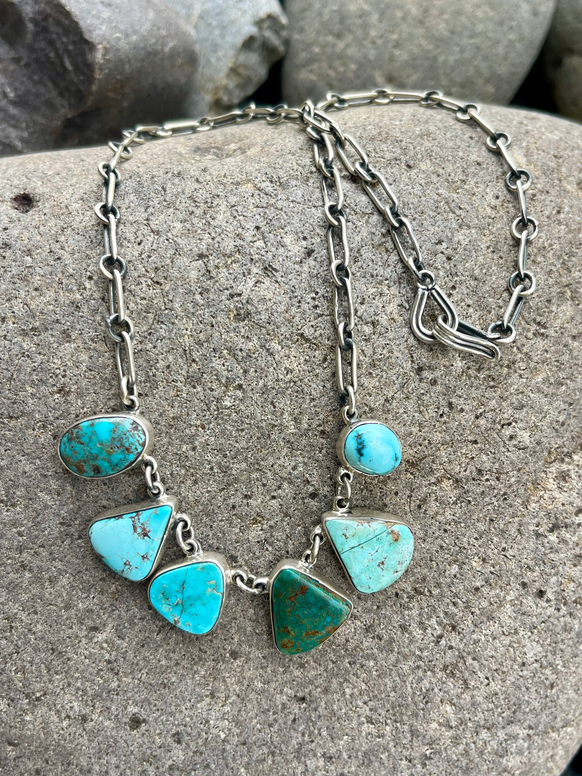 6 Stone Federico Turquoise Necklace