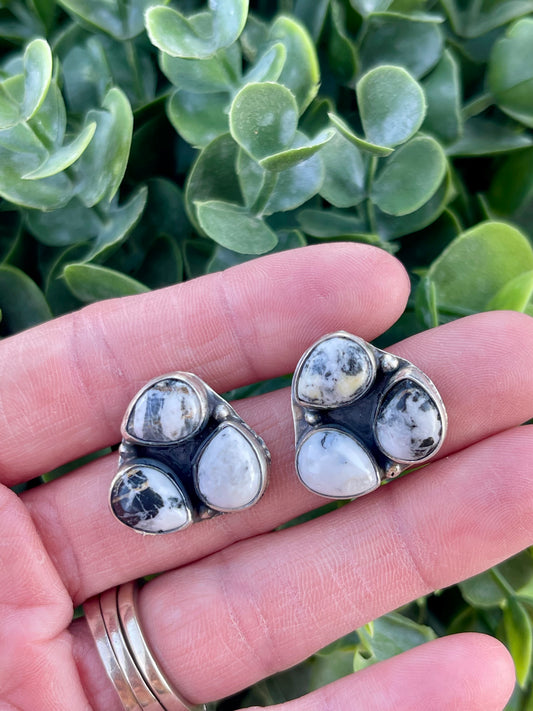 White Buffalo 3 Stone Clusters