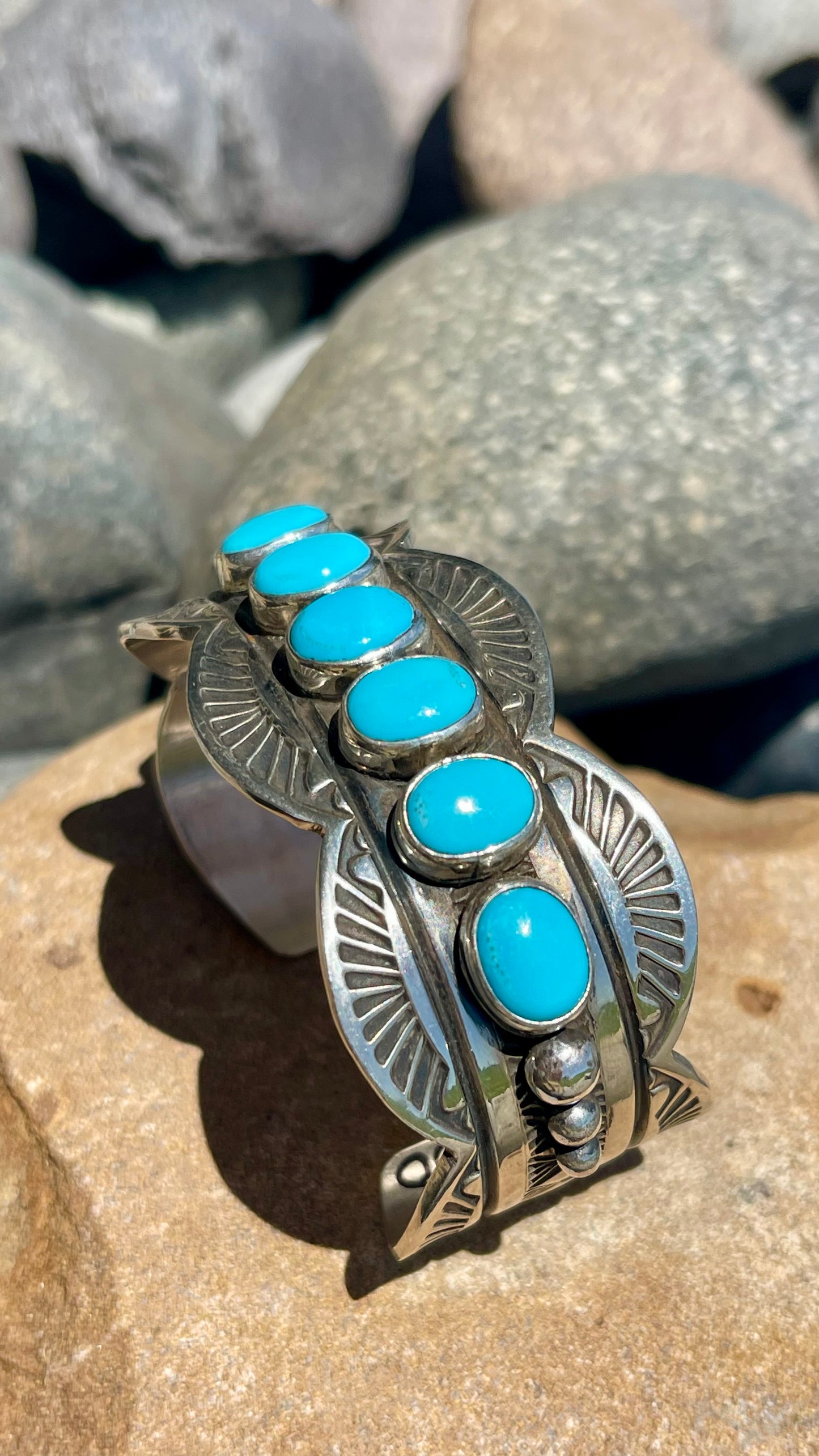Statement Albert Jake Turquoise Cuff
