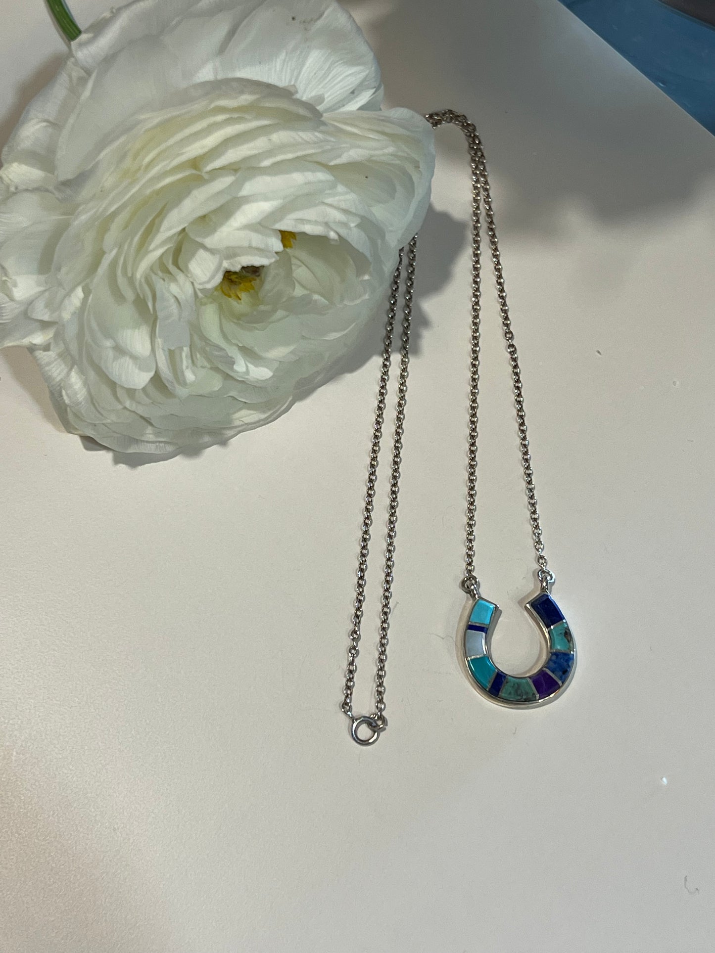 Horseshoe Inlay Necklace