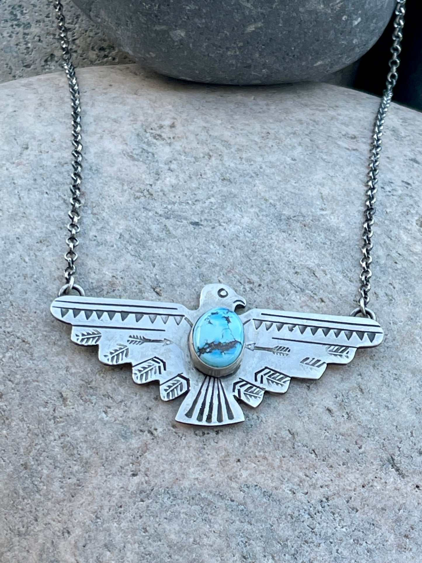 Golden Hills Thunderbird Necklace