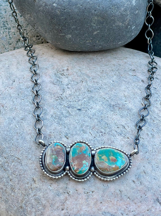 3 Stone Royston Necklace