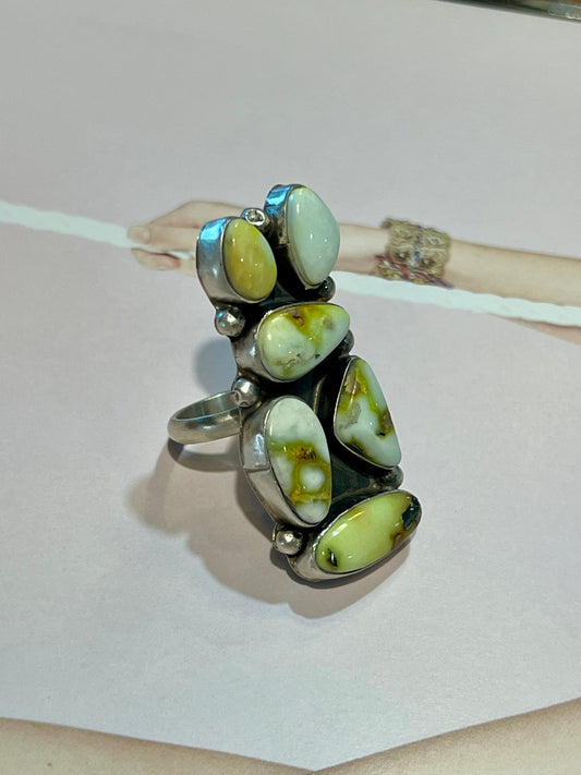Multi Stone Palomino Ring