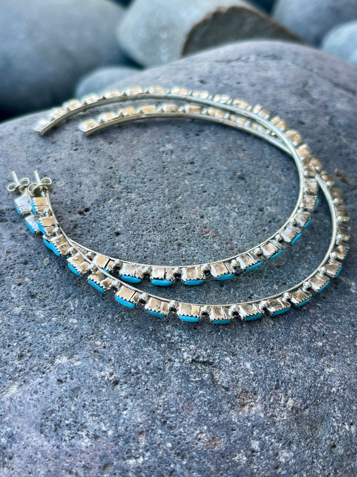 The BEST Turquoise Hoops
