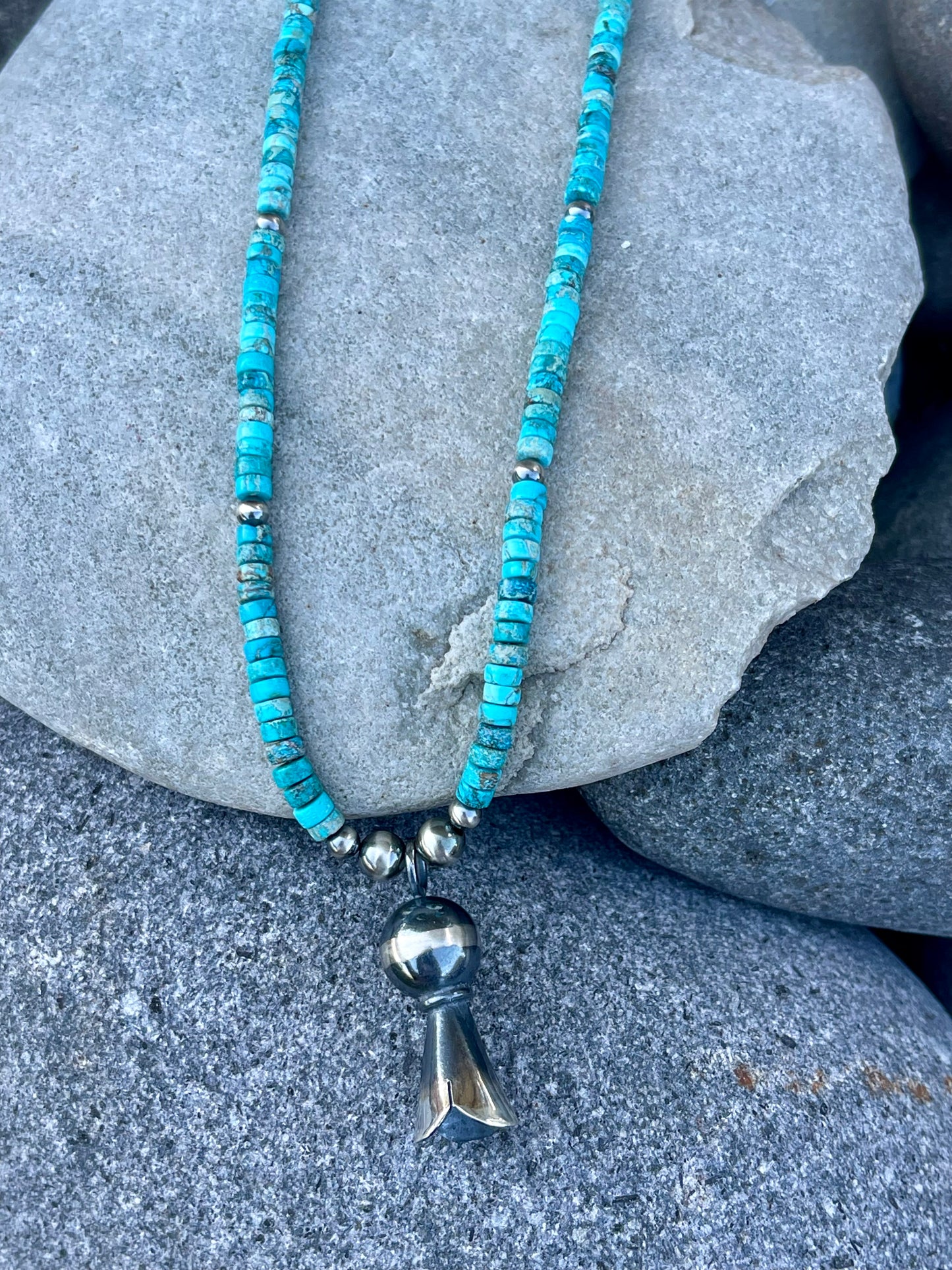 Turquoise Blossom Necklace