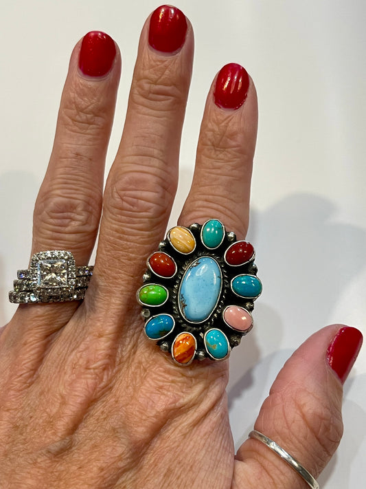 Multi Color Cluster Ring