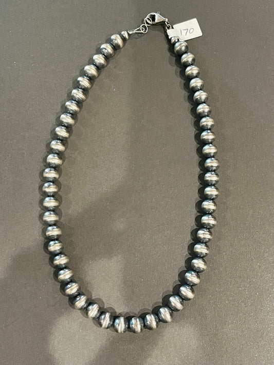 16” 8mm Pearls “Navajo Style”