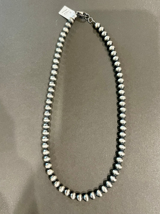 16” 6mm Pearls “Navajo Style”