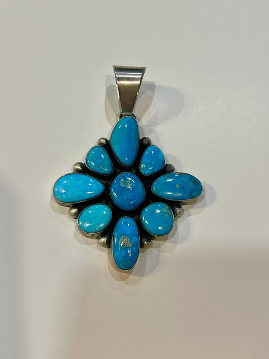 Blue Ridge Diamond Cluster Pendant