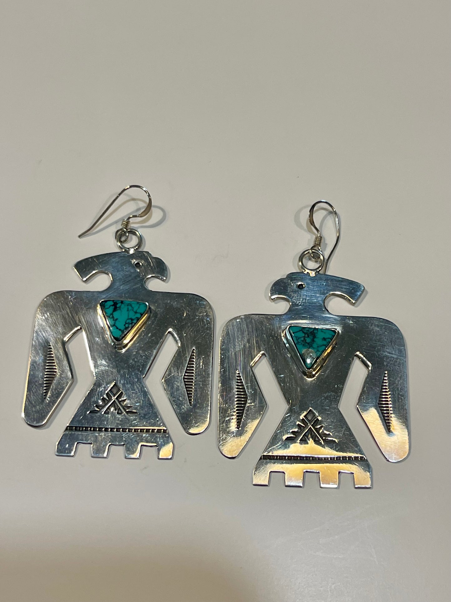 Thunderbird Dangles w/ Turquoise