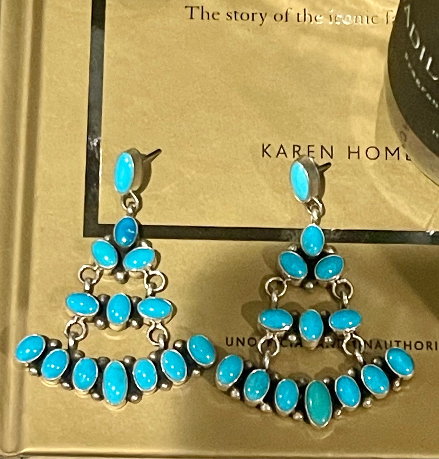 Turquoise Chandelier Earrings