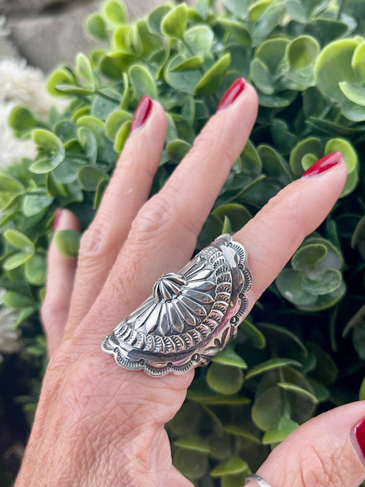 Sunshine Stamped Ring