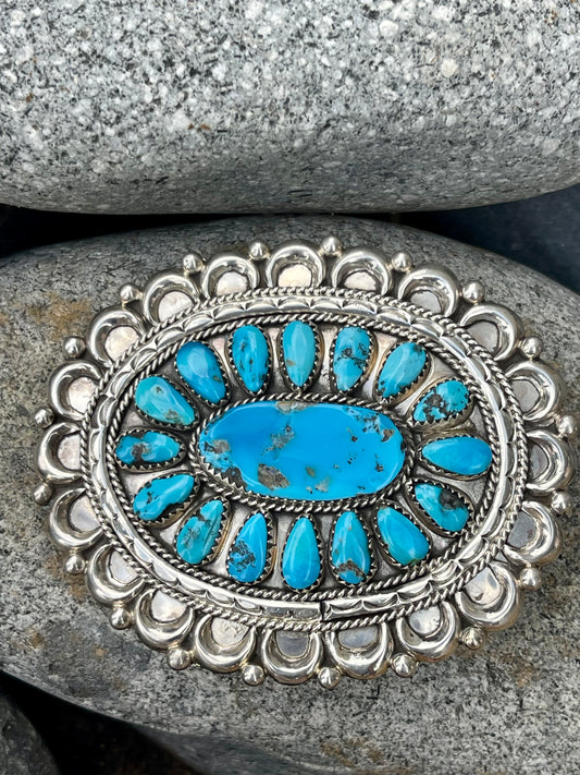Turquoise Cluster Buckle