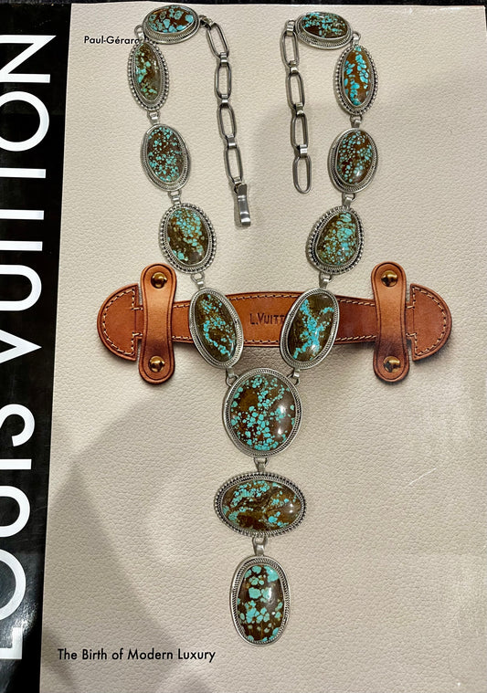 Beautiful Mine 8 Turquoise Lariat