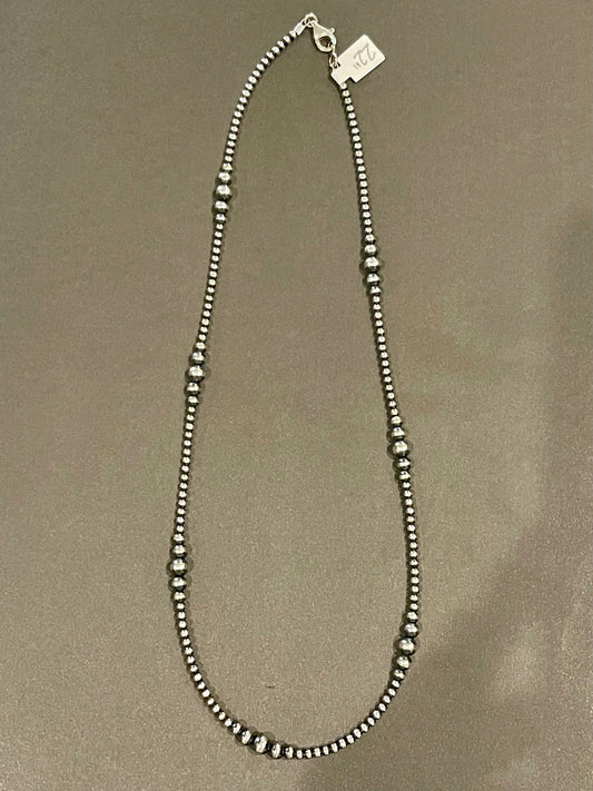 22” Graduated Pearls (Navajo Style)