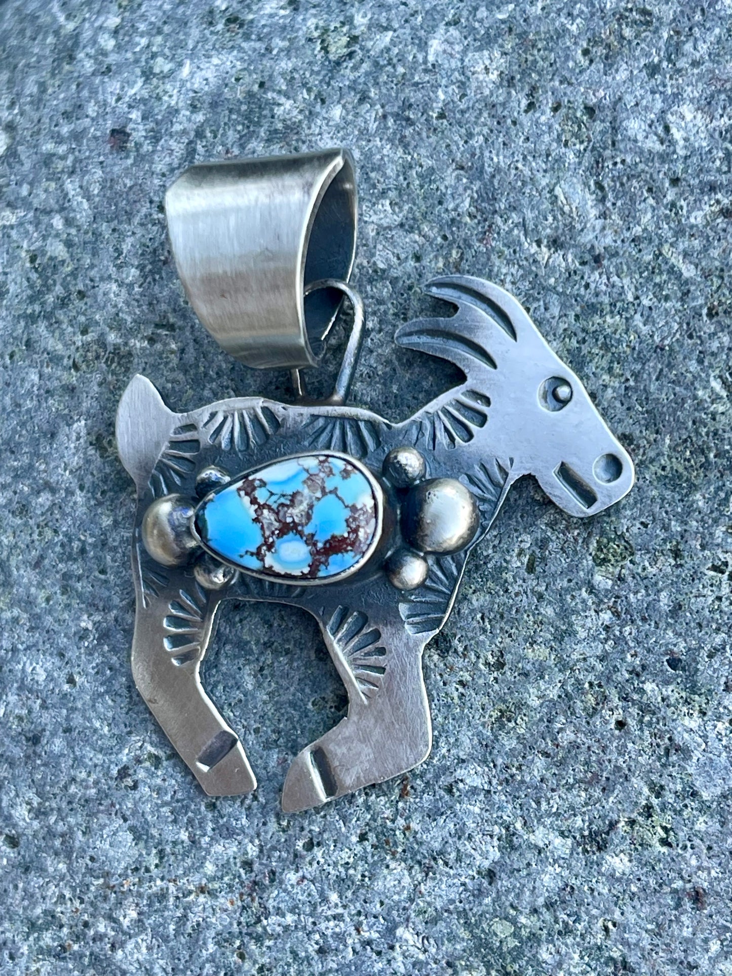 Golden Hills Mountain Goat Pendant