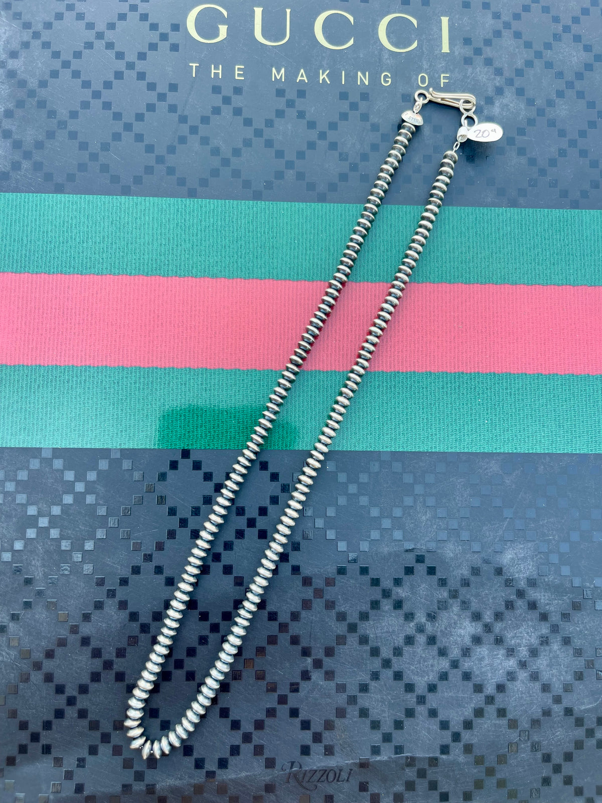 20” 5mm Rondelle Pearls