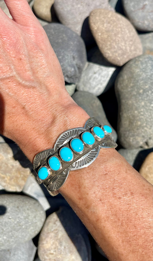Statement Albert Jake Turquoise Cuff