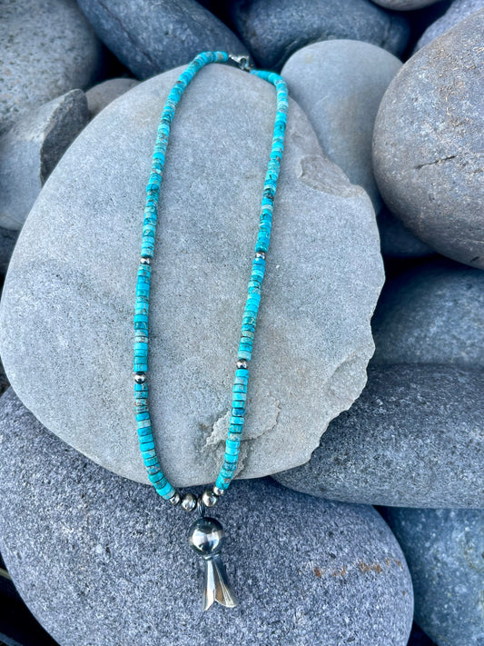 Turquoise Blossom Necklace
