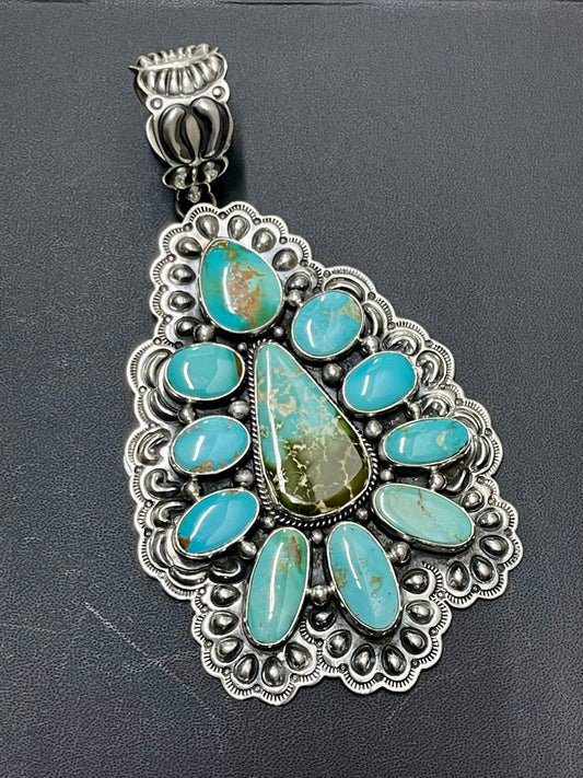 AMAZING Huge ROYSTON Cluster Pendant