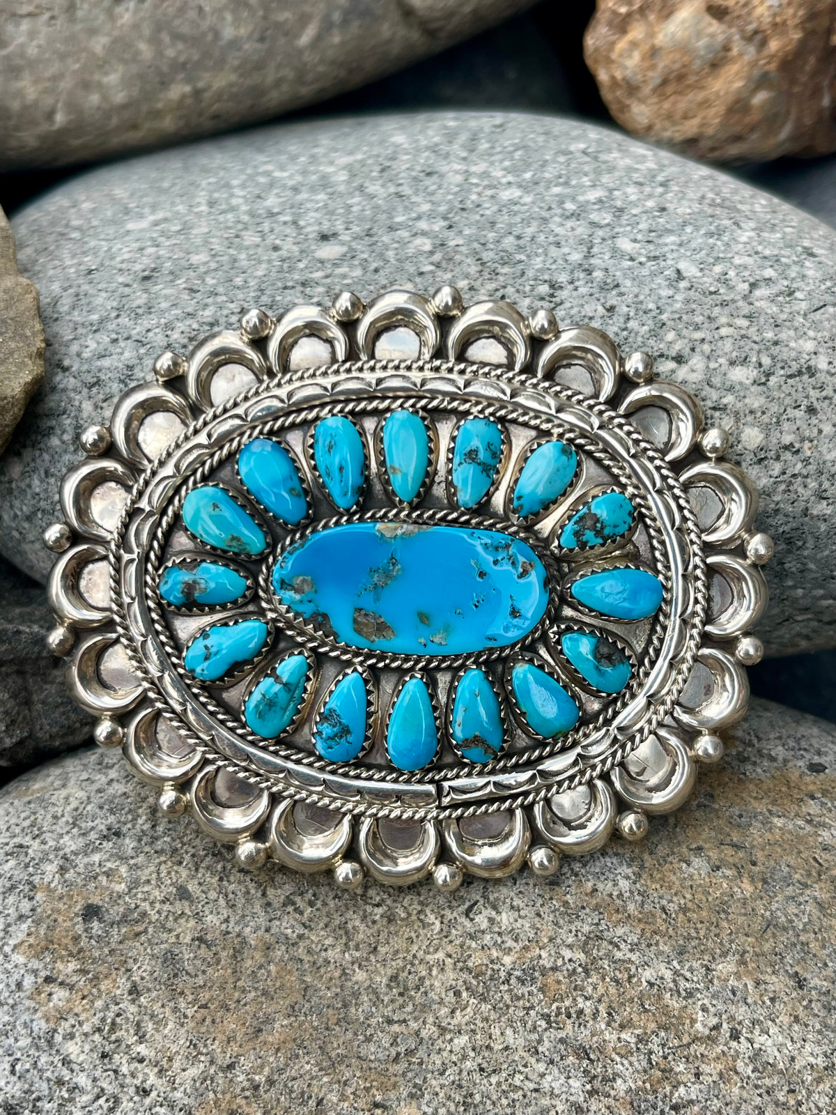 Turquoise Cluster Buckle