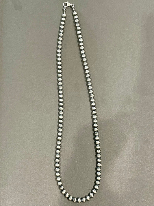 22” 6mm Pearls “Navajo Style”