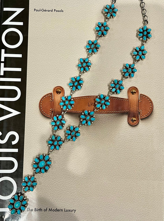 Turquoise Cluster Lariat