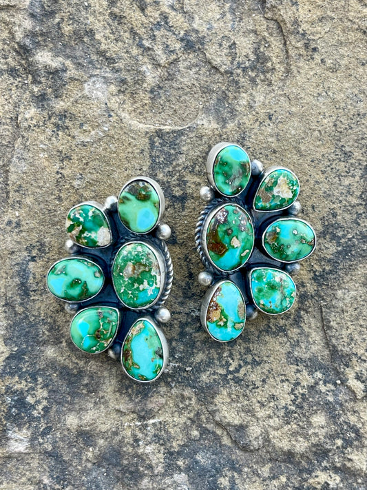 Sonoran Gold Half Cluster Earrings