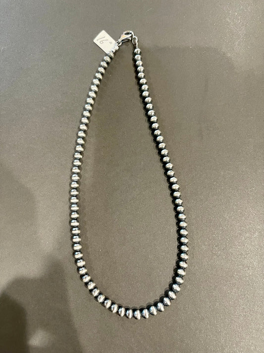 16” 5mm Pearls “Navajo Style”