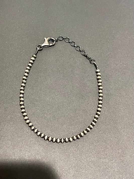 3mm Pearl Clasp Bracelet