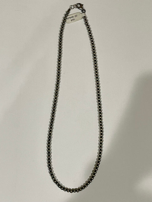20” 4mm Pearls “Navajo Style”