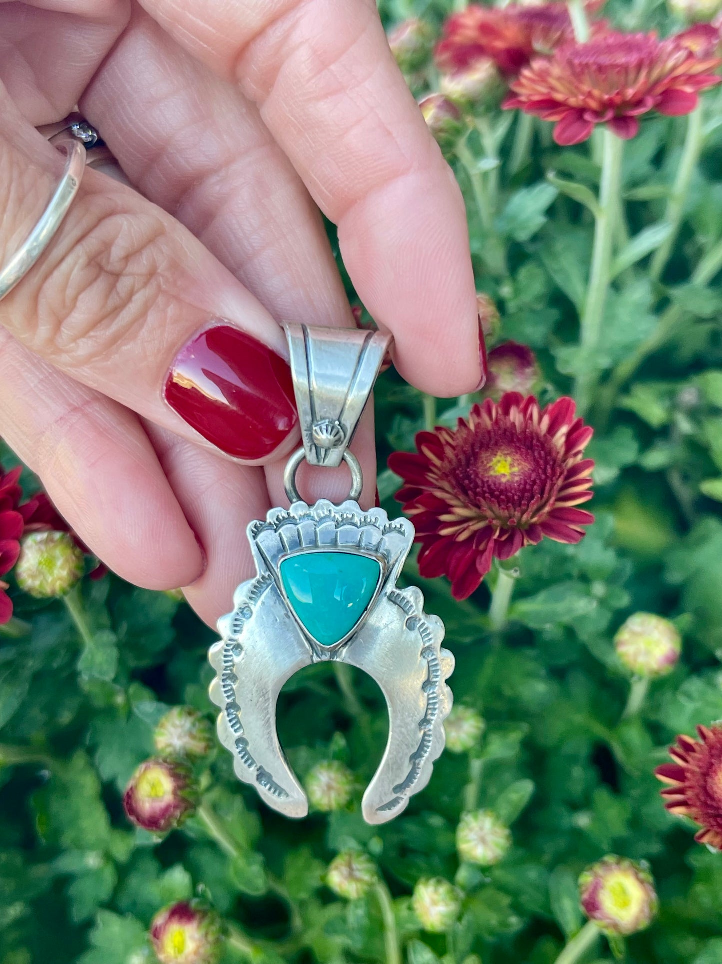 Turquoise Naja Pendant