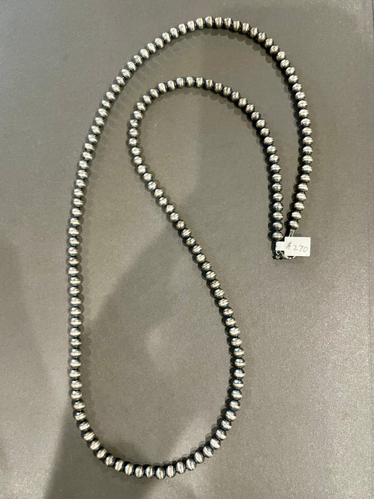 36” 6mm Pearls “Navajo Style”