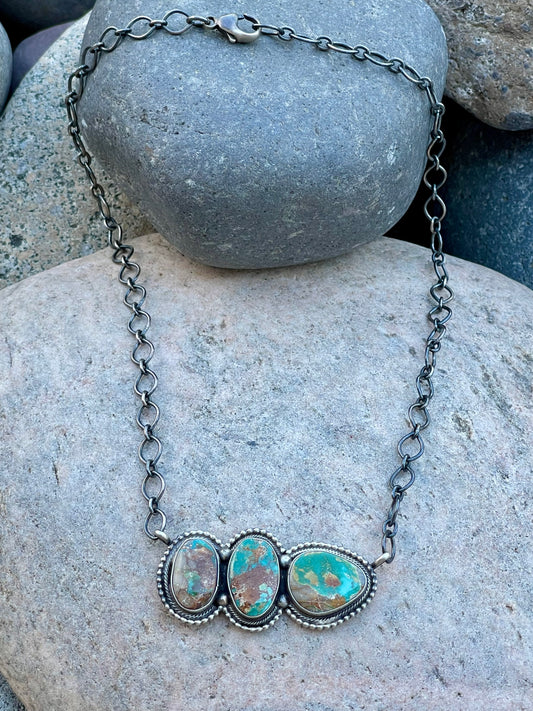 3 Stone Royston Necklace