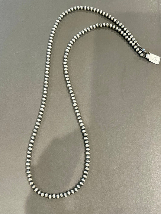 30” 5mm Pearls “Navajo Style”