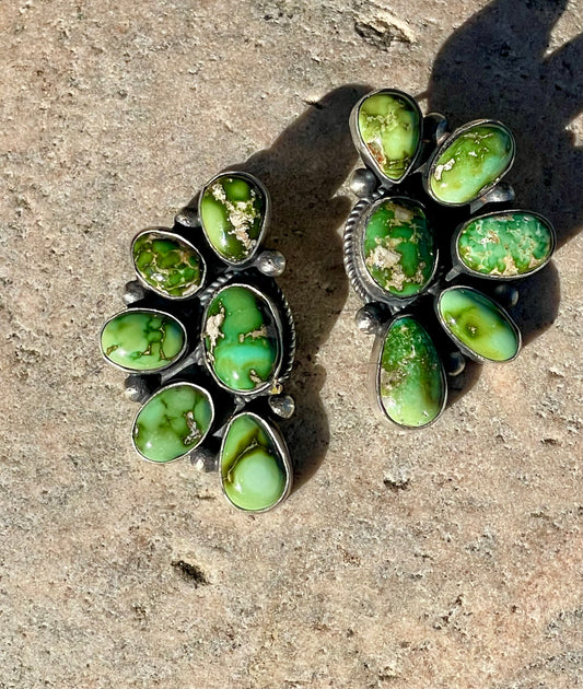 Sonoran Gold Half Cluster Earrings