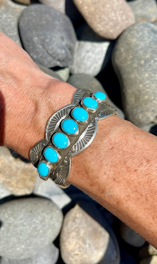 Statement Albert Jake Turquoise Cuff