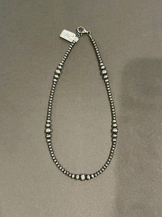 14” Graduated Pearls (Navajo Style)