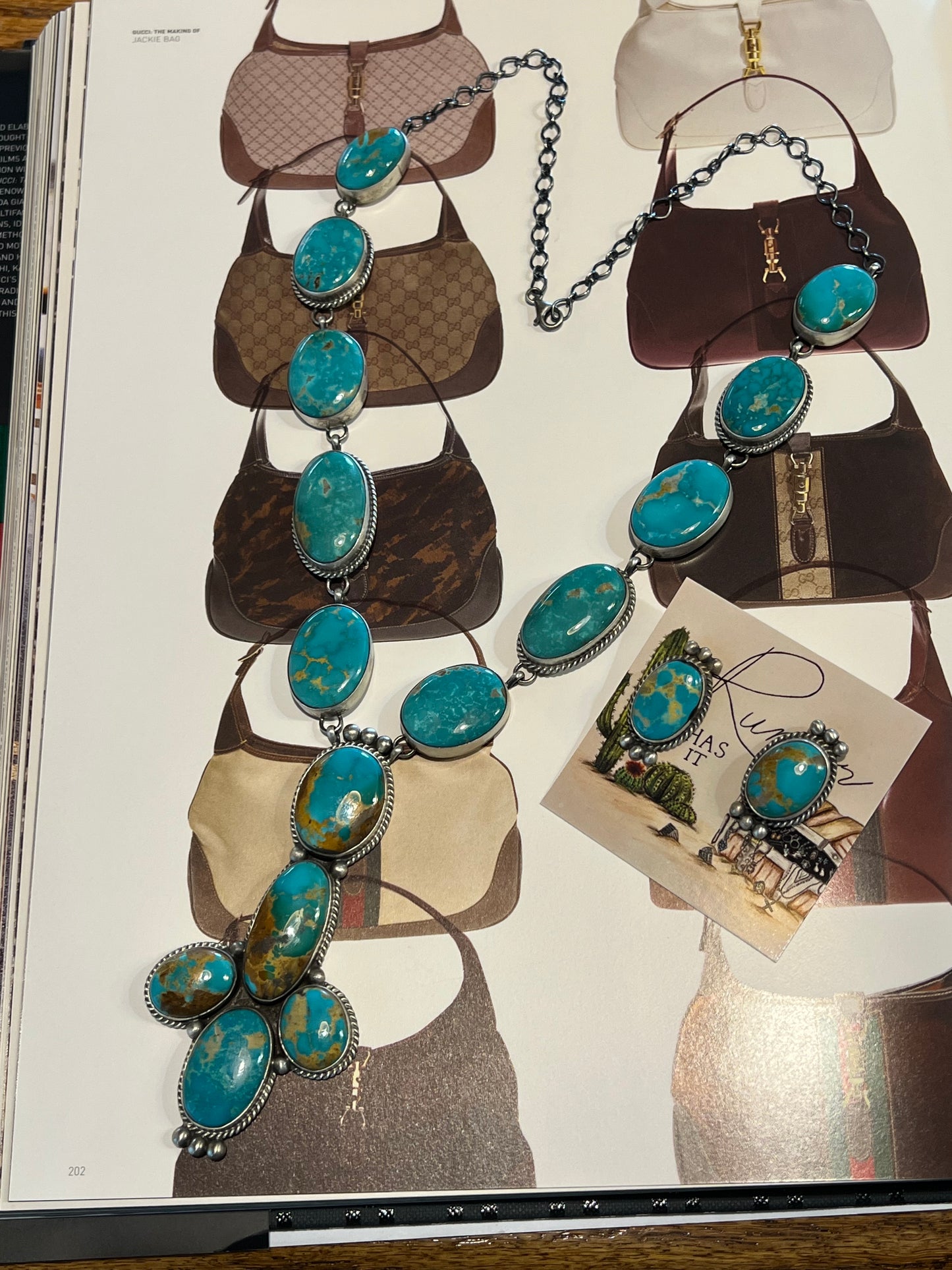 Kingman Turquoise Beautiful Lariat