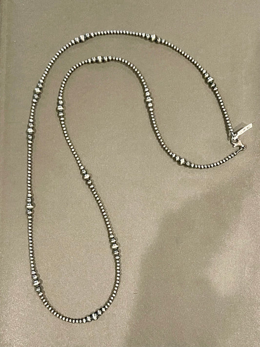 36” Graduated Pearls (Navajo Style)