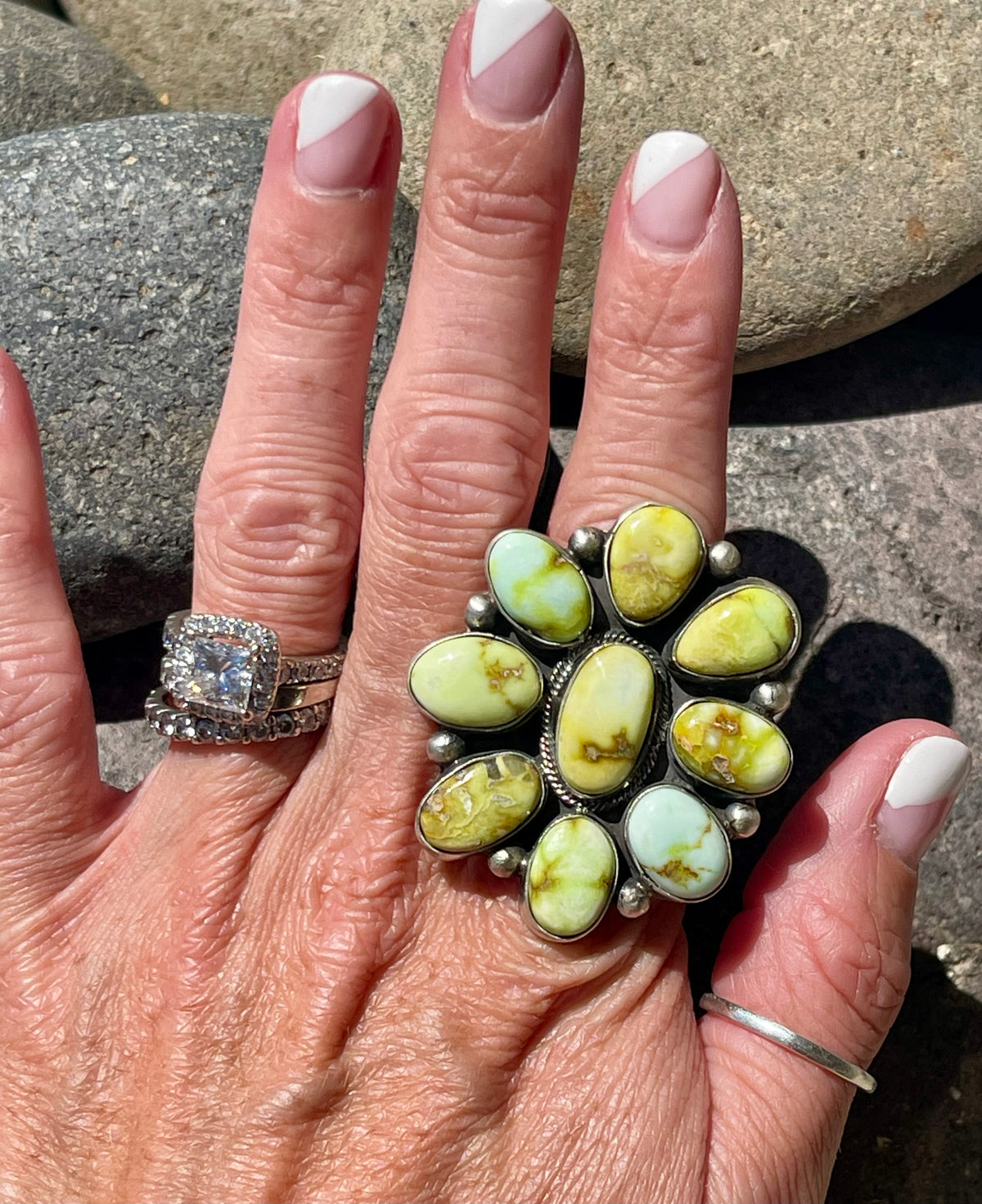 Palomino Cluster Ring