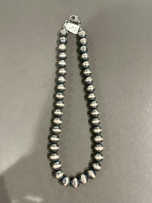 16” 10mm Pearls “Navajo Style”